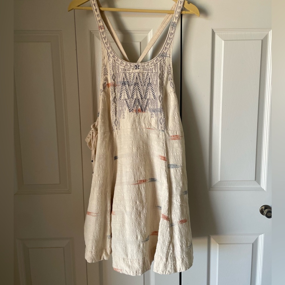 Free People | | Arizona Mini Dress. Embroidered. Size SP. Pockets. Boho - Picture 6 of 8